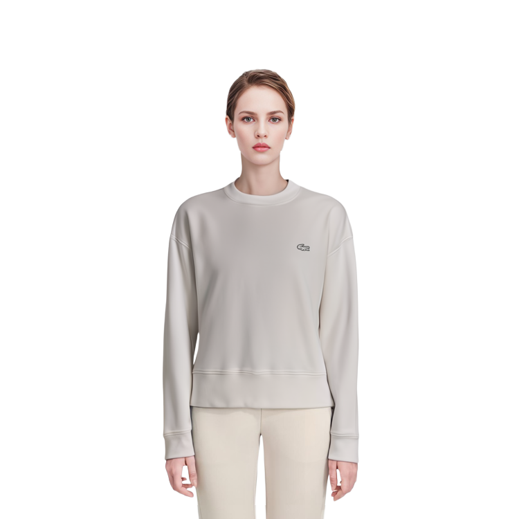 Details for (W) Lacoste 白色復古寬鬆版型長袖上衣 SS23 法國版 SF5614-001