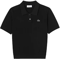 (Women) LACOSTE Women’s Solid Color Logo Knit Short Sleeve Golf Polo Shirt AF331E (Women) LACOSTE Women’s Solid Color Logo Knit Short Sleeve Golf Polo Shirt AF331E