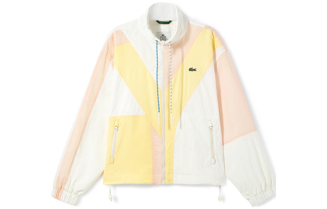 (Women) LACOSTE Women’s SS22 Colorblock Zip-Up Long Sleeve Jacket BF2501-BL6