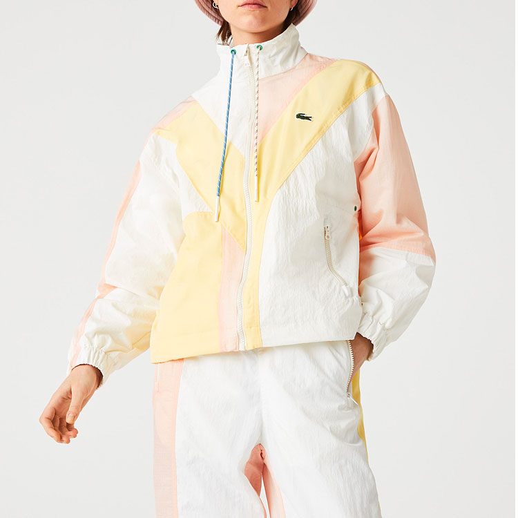 (Women) LACOSTE Women’s SS22 Colorblock Zip-Up Long Sleeve Jacket BF2501-BL6 圖 4