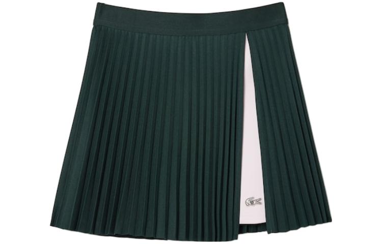 Order (Women) Lacoste x EleVen Venus  Green Pleated Mid-Rise Skirt Collaboration. JF5136-51