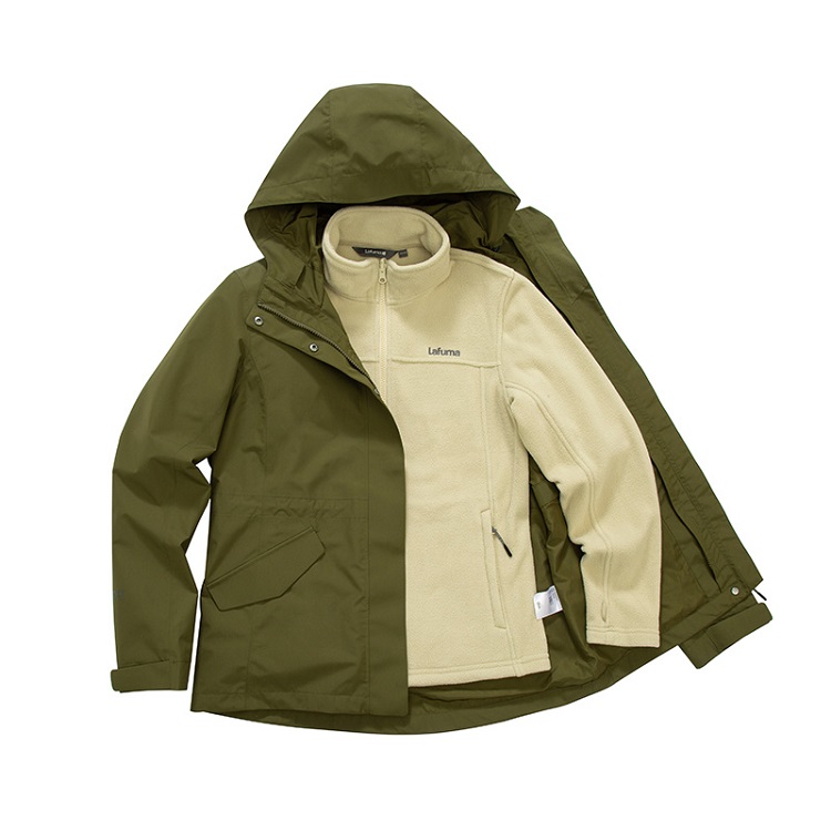 (Women) Lafuma 3-in-1 Outdoor Waterproof Windproof Fleece Jacket LFJA3CZ65