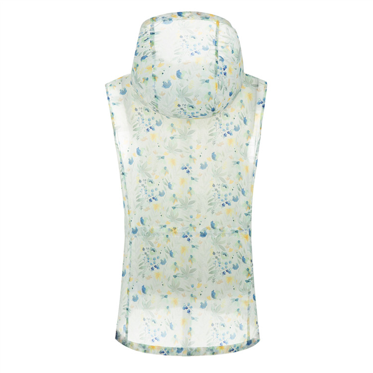 (Women) Lafuma  Floral Print Hooded Outdoor Vest with Drawstring Waist. LFVE3BP39 圖 3