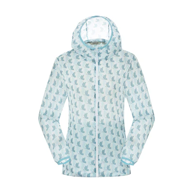(Women) Lafuma Full-Print Hooded Zip Long-Sleeve Jacket Urban Outdoor Series. LFJA4BP62