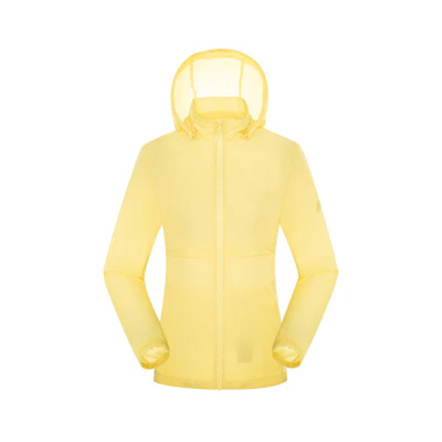 (Women) Lafuma Lightweight UPF40+ UV Protection Hooded Jacket - Sunshine Yellow. LFJA3BP45