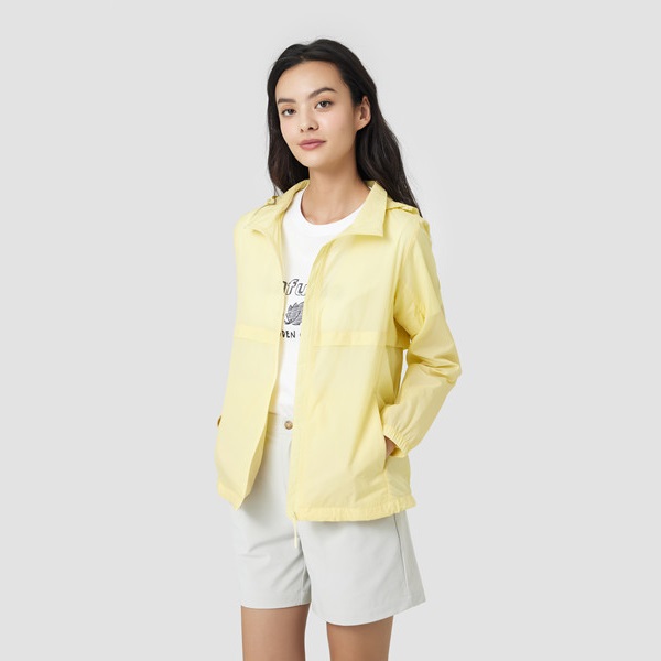 (Women) Lafuma  Lightweight UPF40+ UV Protection Hooded Jacket - Sunshine Yellow. LFJA3BP45 圖 7
