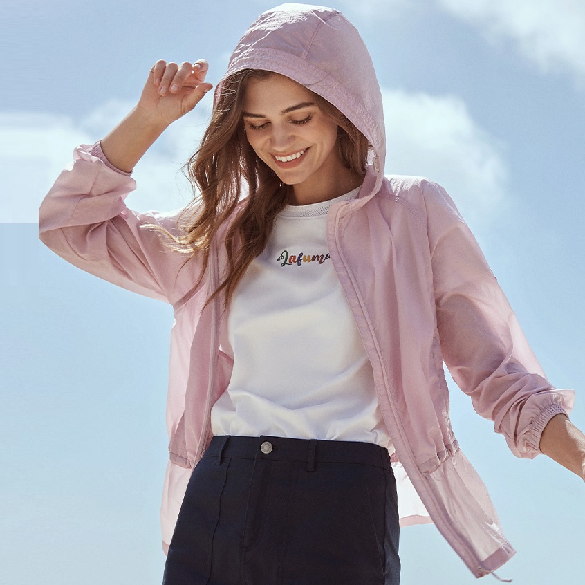 (Women) Lafuma  Lightweight UPF50+ Outdoor Hooded Jacket - UV Protection & Waterproof LFJA3BP65 圖 10