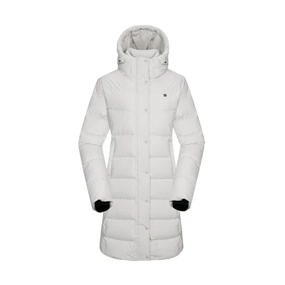 (Women) Lafuma Long Down Coat Waterproof Windproof Outdoor Winter Jacket. LFJU3DH61