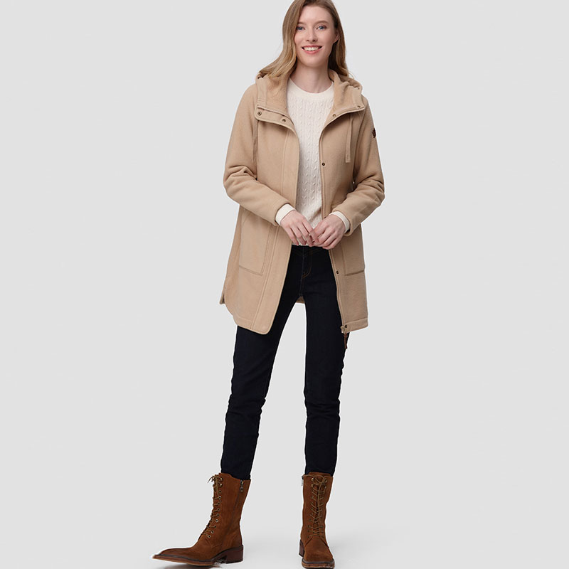 (Women) Lafuma  Mid-Length Fleece Hoodie Jacket Windproof and Warm Solid Color. LFJA2CR66 圖 6