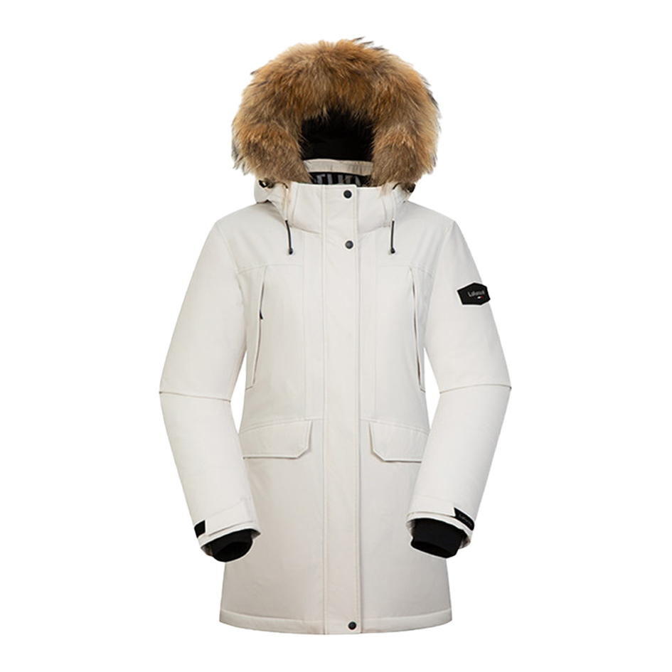 (Women) Lafuma  Mid-Length Hooded Down Parka Windproof Waterproof Thermal Coat LFJU3DH66