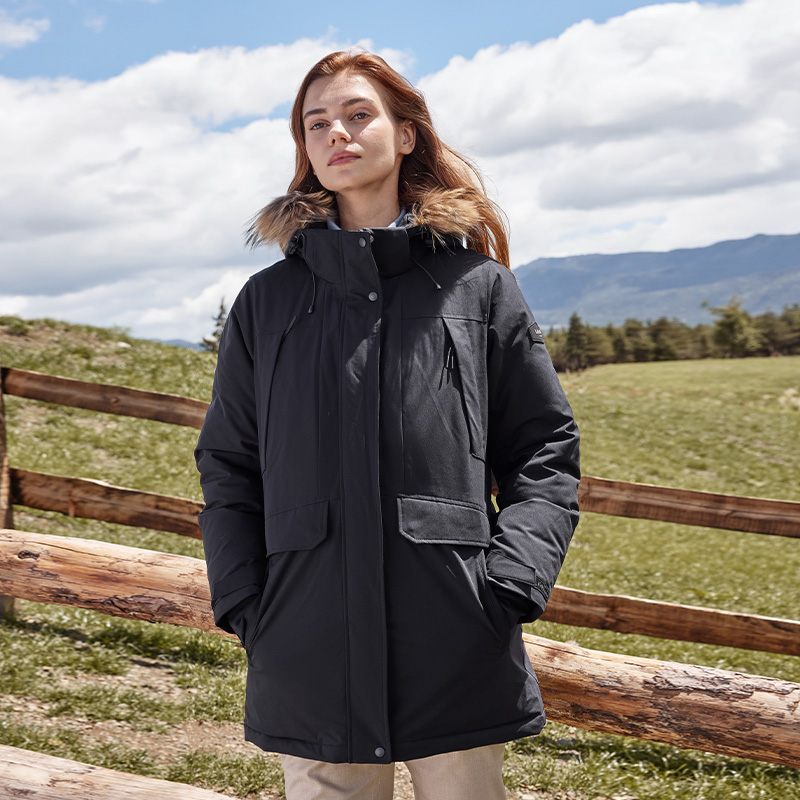 (Women) Lafuma  Mid-Length Hooded Down Parka Windproof Waterproof Thermal Coat LFJU3DH66 圖 18