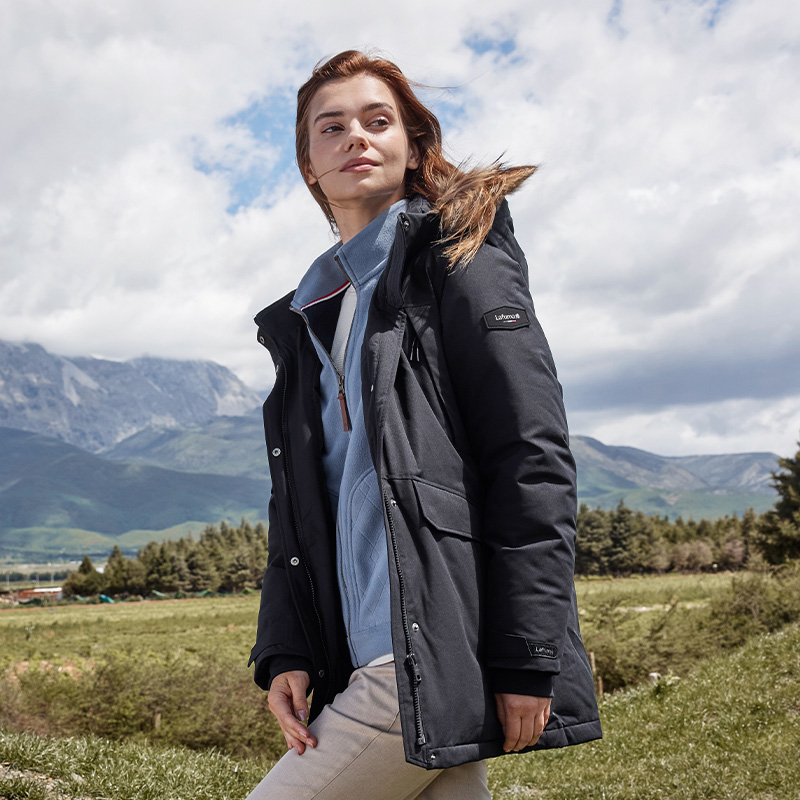 (Women) Lafuma  Mid-Length Hooded Down Parka Windproof Waterproof Thermal Coat LFJU3DH66 圖 20