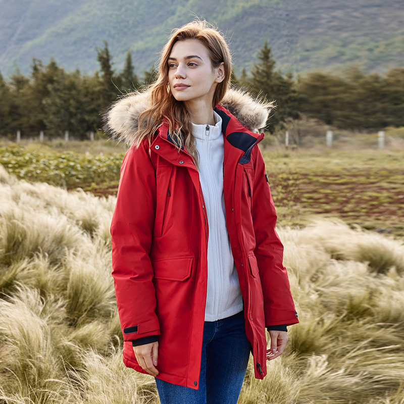 (Women) Lafuma  Mid-Length Hooded Down Parka Windproof Waterproof Thermal Coat LFJU3DH66 圖 23