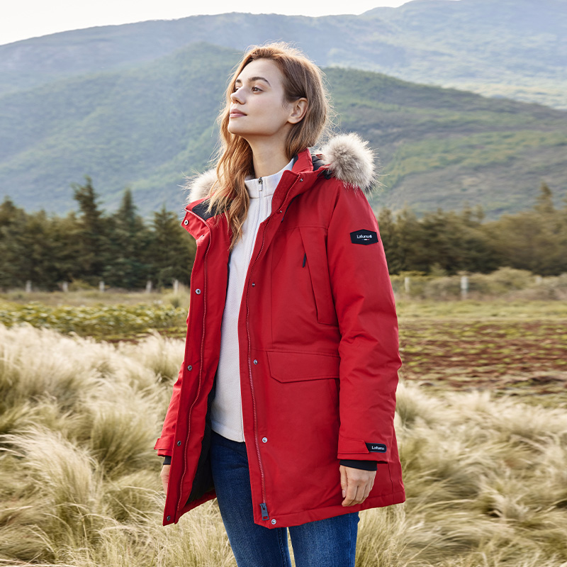 (Women) Lafuma  Mid-Length Hooded Down Parka Windproof Waterproof Thermal Coat LFJU3DH66 圖 25