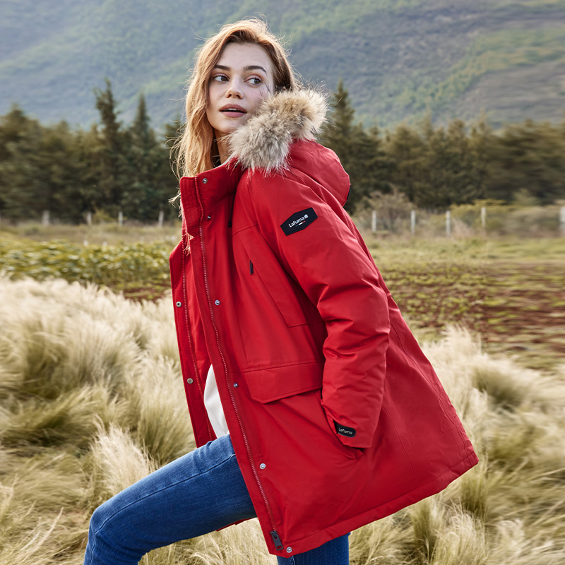 (Women) Lafuma  Mid-Length Hooded Down Parka Windproof Waterproof Thermal Coat LFJU3DH66 圖 26