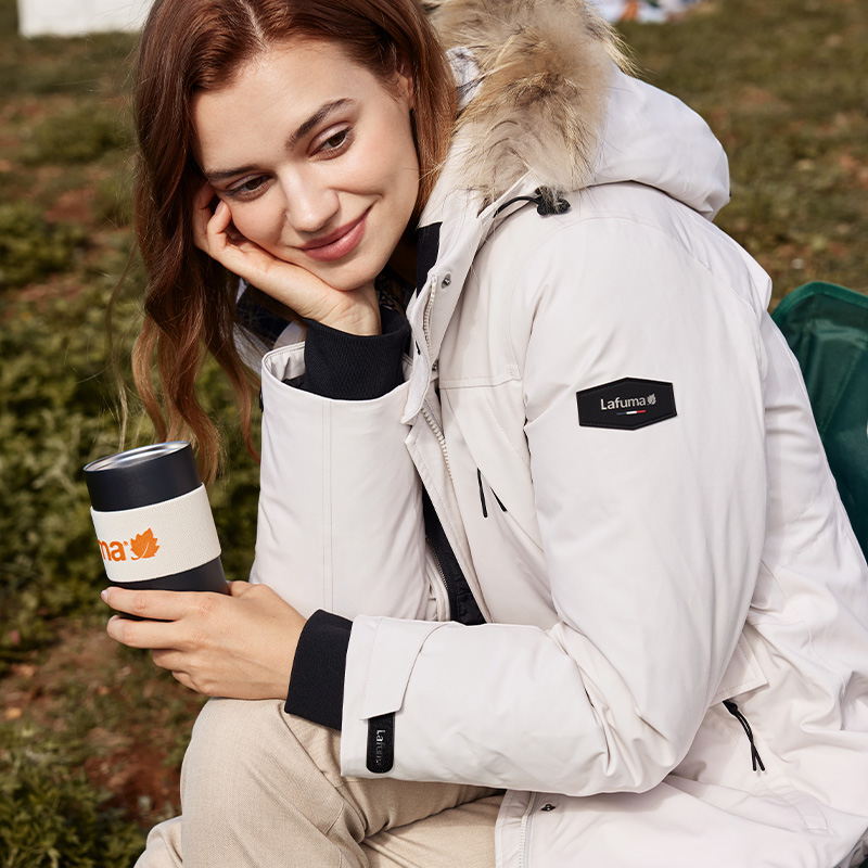 (Women) Lafuma  Mid-Length Hooded Down Parka Windproof Waterproof Thermal Coat LFJU3DH66 圖 9