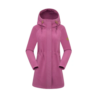 (Women) Lafuma Outdoor Fleece Windproof Hooded Jacket for Camping LFJA4CR66