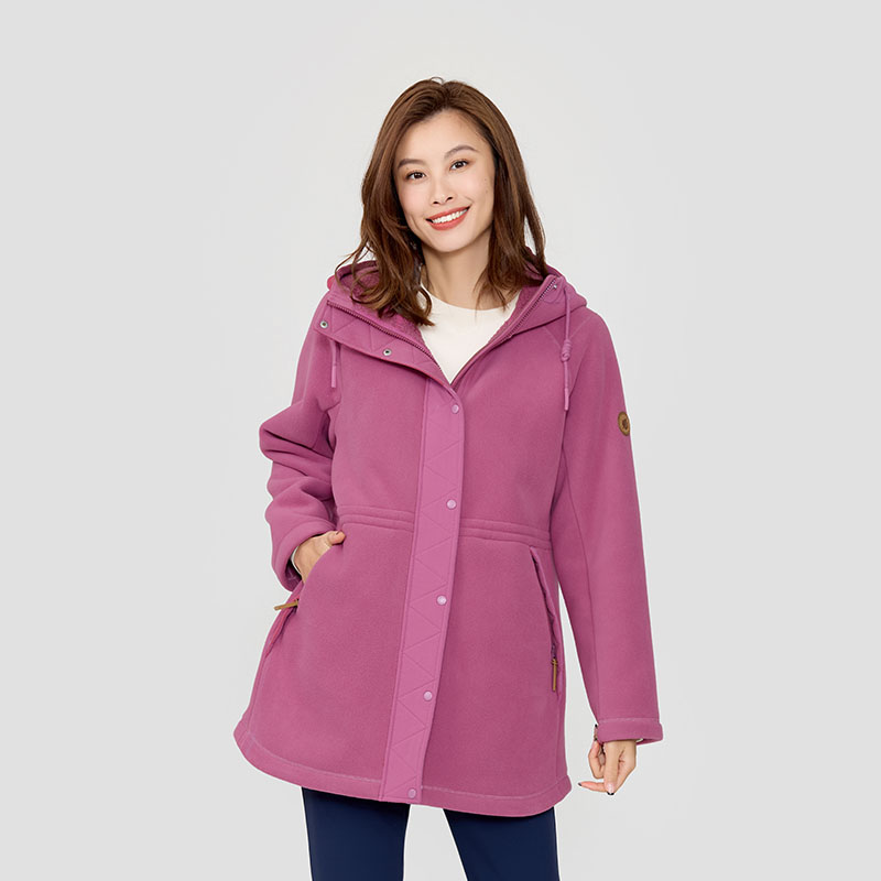 (Women) Lafuma  Outdoor Fleece Windproof Hooded Jacket for Camping LFJA4CR66 圖 4