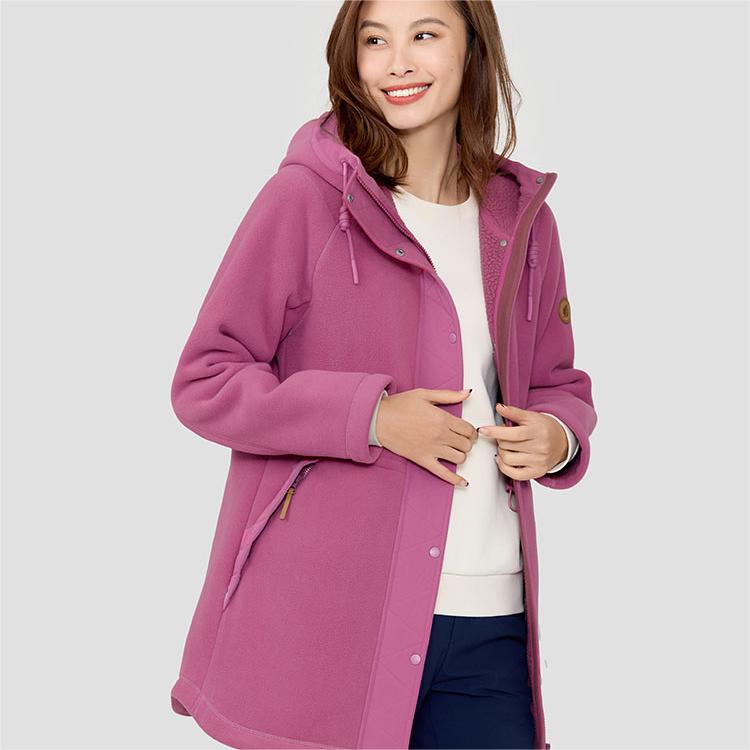 (Women) Lafuma  Outdoor Fleece Windproof Hooded Jacket for Camping LFJA4CR66 圖 5