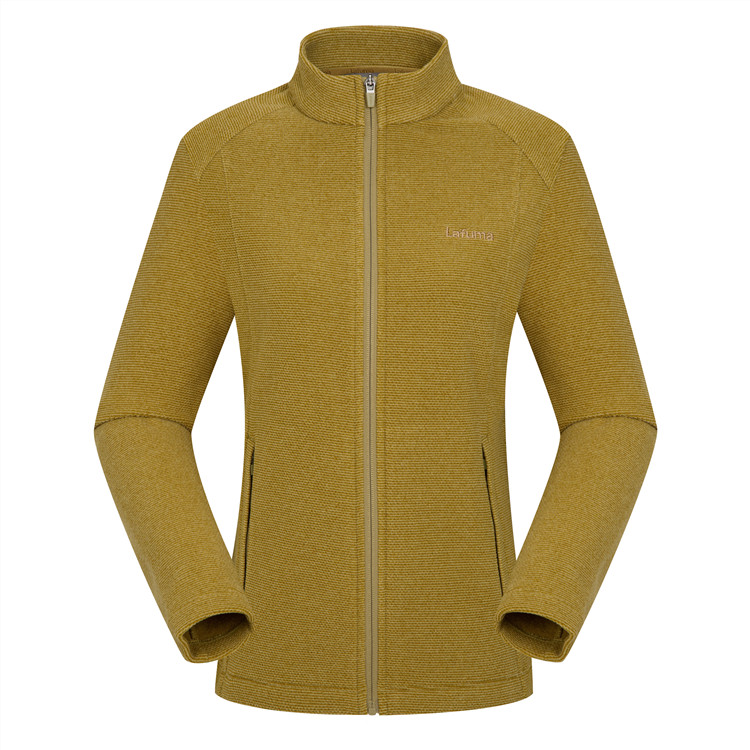 (Women) Lafuma  Solid Color Fleece Jacket with Stand Collar. LFJA3CR67