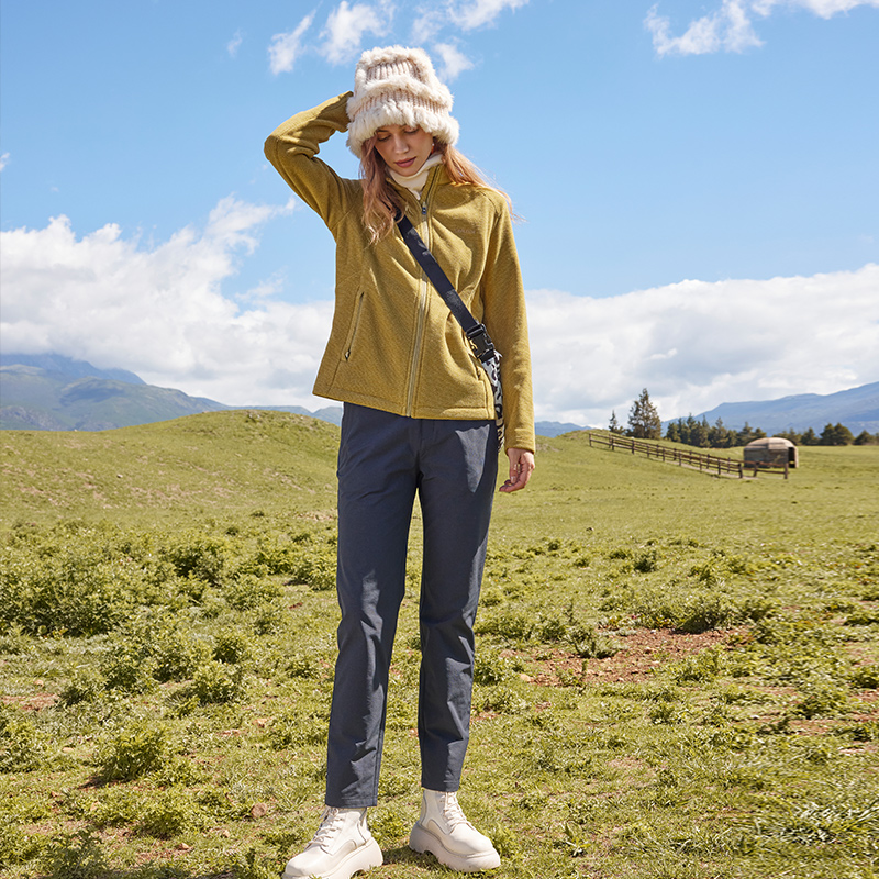 (Women) Lafuma  Solid Color Fleece Jacket with Stand Collar. LFJA3CR67 圖 4