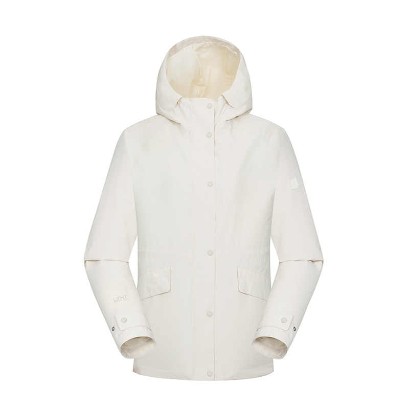 (Women) Lafuma  Solid Color Hooded Zip Casual Long Sleeve Jacket. LFJA4AS17