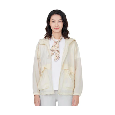 (Women) Lafuma Solid Color Loose Fit Hooded Long Sleeve UV Protection Jacket LFJA4BP64