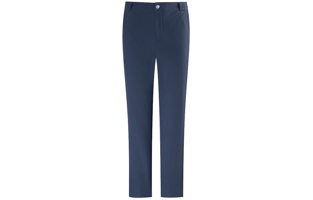 (Women) Lafuma  Solid Color Straight-Cut Cropped Casual Pants with Zipper. LFPA4AL61