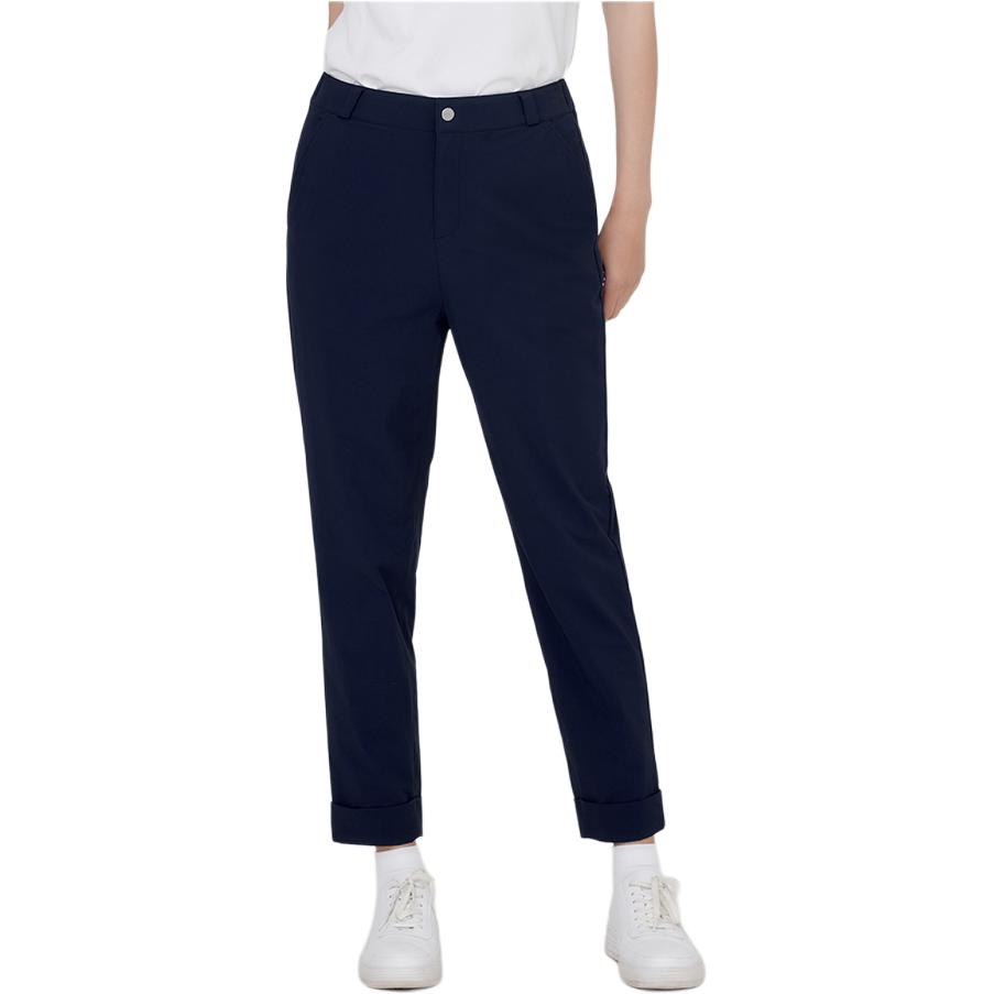 (Women) Lafuma  Solid Color Straight-Cut Cropped Casual Pants with Zipper. LFPA4AL61 圖 6