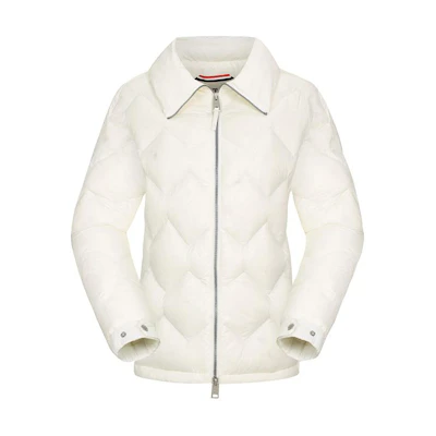 (Women) Lafuma Solid Color Zip-Up Stand Collar Long Sleeve Down Jacket. LFJU2DH64-170903