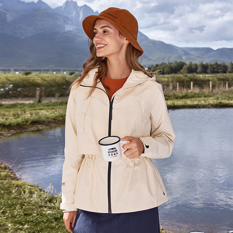 (Women) Lafuma  Waterproof Windbreaker Outdoor Hiking Jacket - Adjustable Fit LFJA3CS62 圖 5