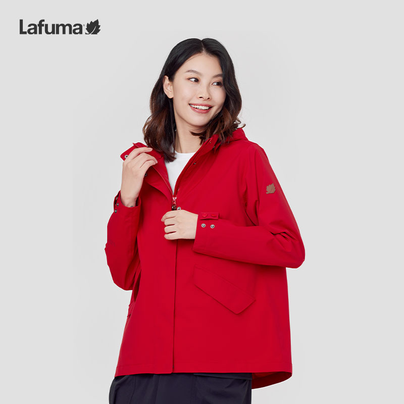 (Women) Lafuma  Waterproof Windproof Breathable Jacket in Solid Le Fei Red. LFJA4AS16 圖 5