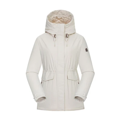 (Women) Lafuma Windproof Hooded Zip-Up Long Sleeve Padded Jacket LFJU4CM68