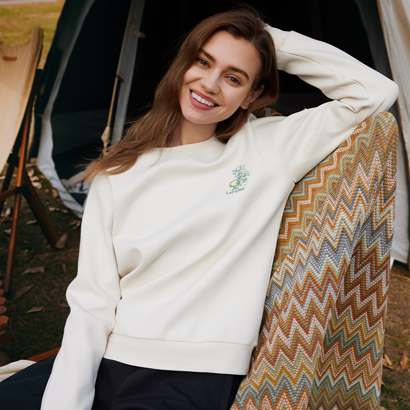 (Women) Lafuma Crewneck Long Sleeve Sweatshirt with Minimalist Embroidered Logo LFTS4CW61 圖 5
