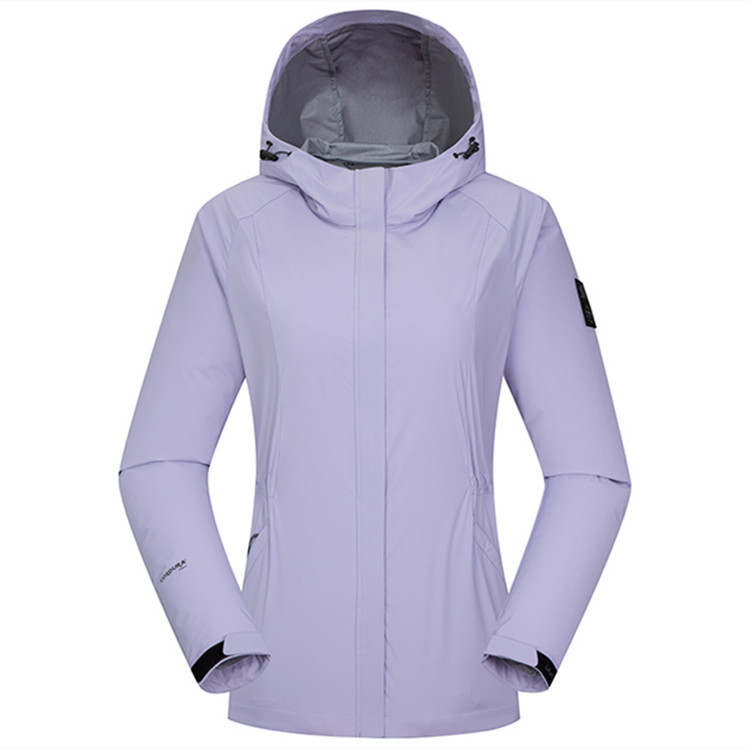 (Women) Lafuma Outdoor Windproof Water-Resistant Hooded Jacket Fluorite Purple LFJA3AF13