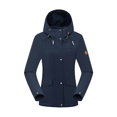(Women) Lafuma Waterproof Windproof Outdoor Camping Hooded Jacket LFJA2AF51
