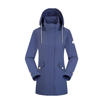 (Women) Lafuma Waterproof Windproof UV Protection Outdoor Jacket with Removable Hood LFJA2AF27
