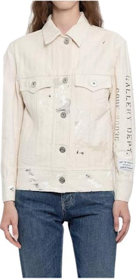 (W) Chaqueta Vaquera Beige Estampada de Letras de Lanvin. RWJA00604391-02 Buy (W) Chaqueta Vaquera Beige Estampada de Letras de Lanvin. RWJA00604391-02