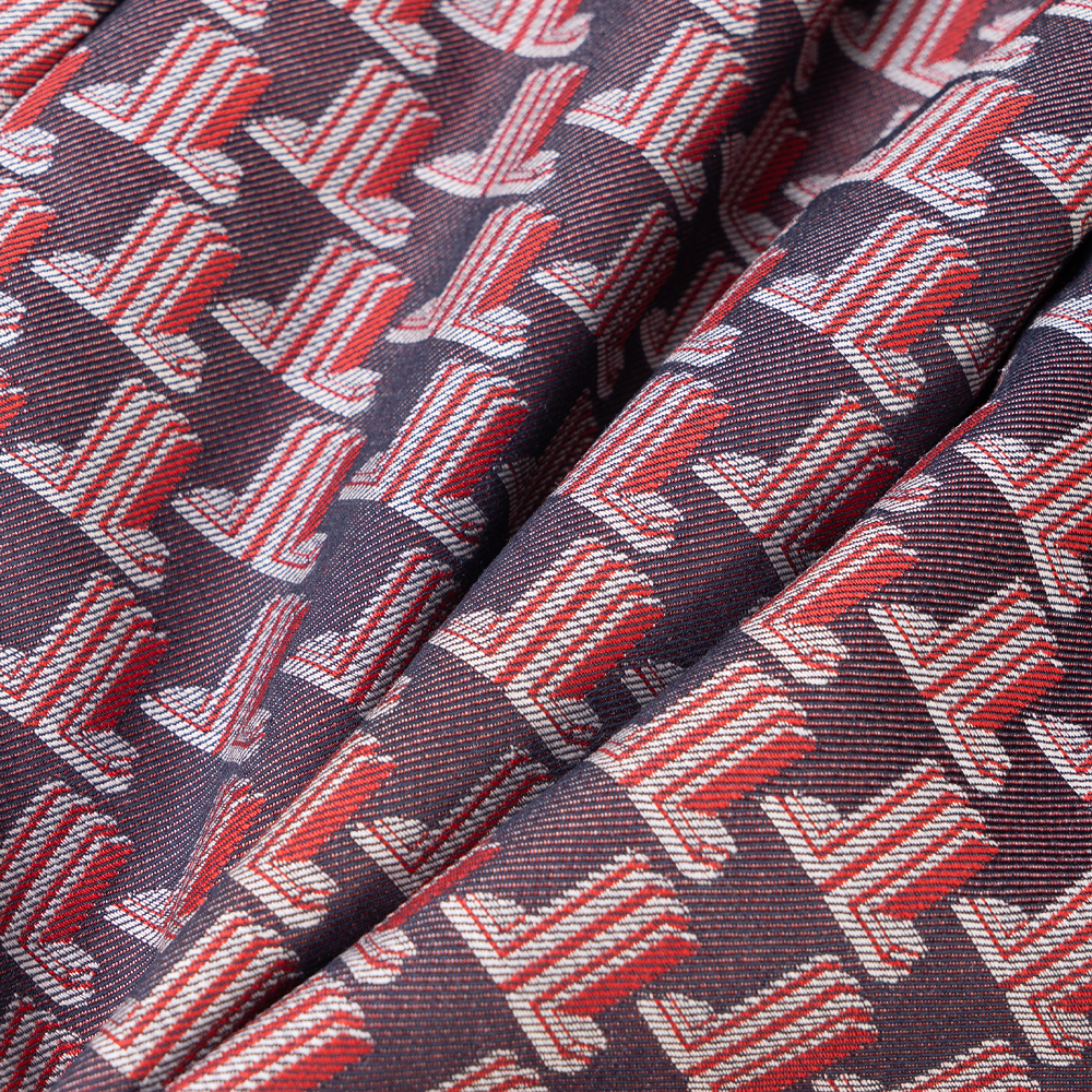 Purchase (W) 랑방 SS22 밝은 레드 플리츠 프린트 캐주얼 쇼츠. RW-TR0015-5190-P22