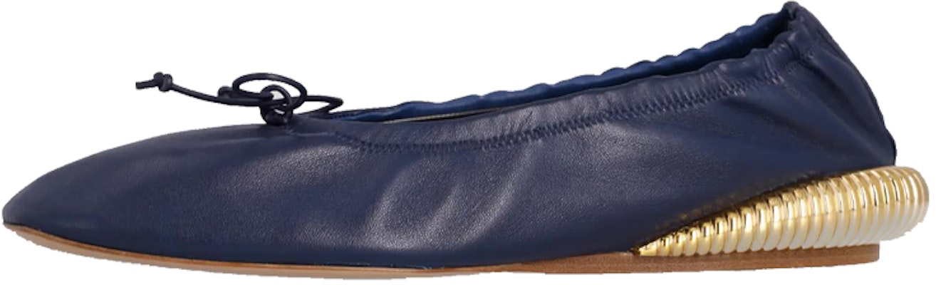 (Women) Lanvin Ballet Flat 'Navy Contrast Leather' FW-BAOB01-NAPA-E2129 Buy (Women) Lanvin Ballet Flat 'Navy Contrast Leather' FW-BAOB01-NAPA-E2129