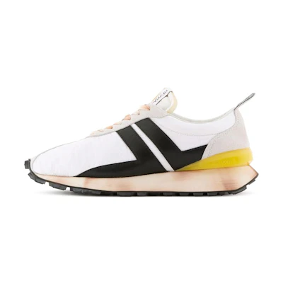 (W) Lanvin Bumpr 'White Black Yellow Colorblock'