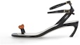 Buy (W) Lanvin Calfskin Buckle Stiletto 'Fashion Slide Hitam' FW-SASS0C-RIVE-E2310