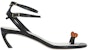 (W) Lanvin Calfskin Buckle Stiletto 'Fashion Slide Hitam' FW-SASS0C-RIVE-E2310