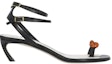 Order (W) Lanvin Calfskin Buckle Stiletto 'Fashion Slide Hitam' FW-SASS0C-RIVE-E2310