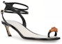 Lookbook (W) Lanvin Calfskin Buckle Stiletto 'Fashion Slide Hitam' FW-SASS0C-RIVE-E2310