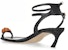 (W) Lanvin Calfskin Buckle Stiletto 'Fashion Slide Hitam' FW-SASS0C-RIVE-E2310
