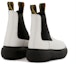 Shop (W) Lanvin Chelsea Boot 'Kulit Putih' FW-BOLI01-GRIF-A2100