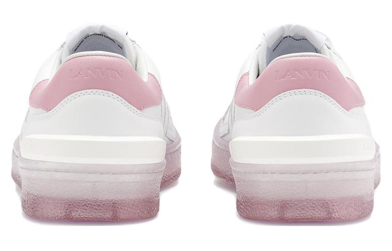 Shop 浪凡 Lanvin 粘土皮革時尚板鞋 女款 白粉色