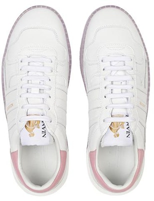 浪凡 Lanvin 粘土皮革時尚板鞋 女款 白粉色 Purchase 浪凡 Lanvin 粘土皮革時尚板鞋 女款 白粉色