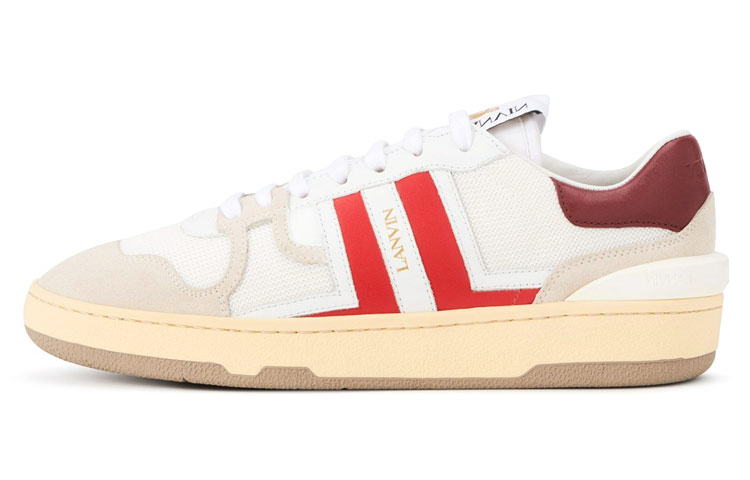 (W) Lanvin Clay 'White Red'
